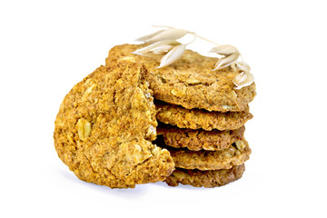 Cookies oatmeal stack with spikelet