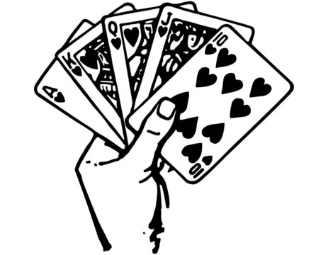 recommend clip art: Hand Of Cards