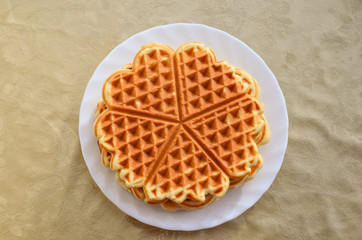 Cakes on plate