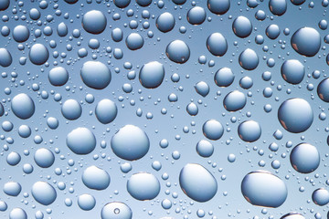 drops on the glass