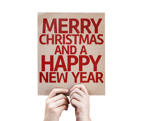 Merry Christmas And a Happy New Year card