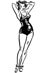 Cute Pin Up Gal