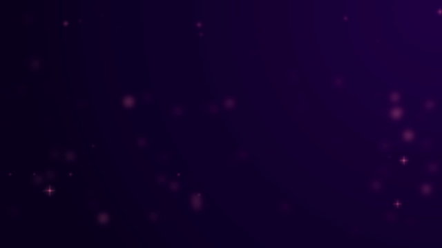 Bokeh background with purple circles and stars