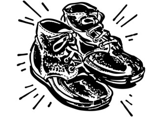 Bronzed Baby Shoes
