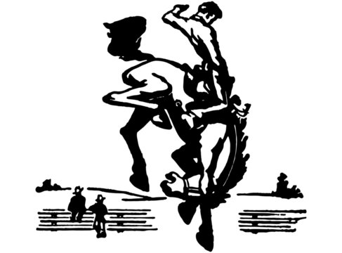 Fototapeta Bucking Bronco 3