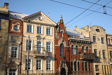 Obraz premium Building in the city center