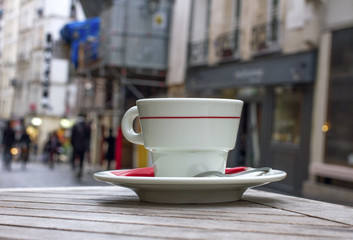 Small street in Paris.