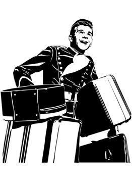 recommend clip art: Bellhop