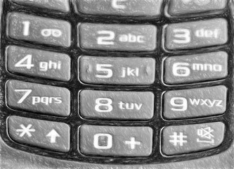 keyboard  - illustration based on own photo image © JWS