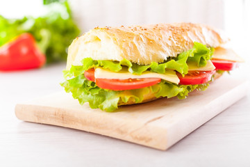 Fresh and tasty sandwich