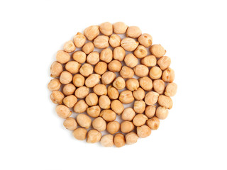 Chick-pea in the form of a circle.