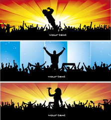 Set poster for music concert