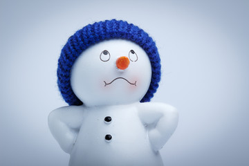 Cheerful snowman