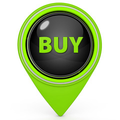 Buy pointer icon on white background