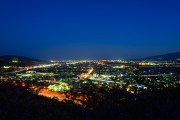 Night view at Seisho region, Kanagawa, Japan
