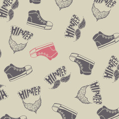 Sneakers Fashion Background