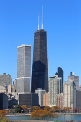 Fototapeta na wymiar Chicago Hancock Building