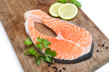 Trancio di salmone fresco