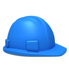Construction helmet 3d illustration