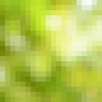 Abstract Yellow & Green Pixel Pattern As Background