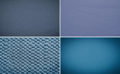 Fototapeta premium Set fabric texture background