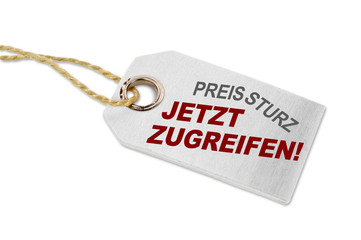 Anhänger mit Preissturz