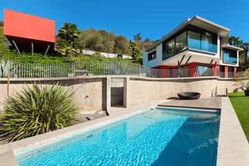 pol and modern villa