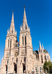 The cathedral of Lujan in Buenos Aires, Argentina