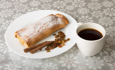 Apple pie and coffee