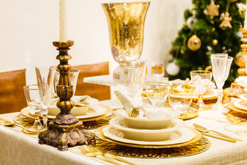 Christmas table