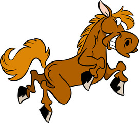 cartoon horse