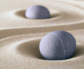 zen meditation stone balance