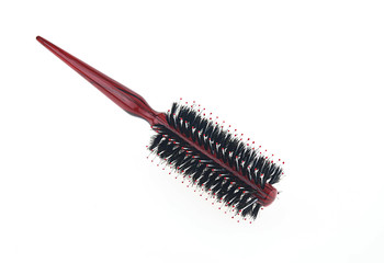 hair brush isolated on white background