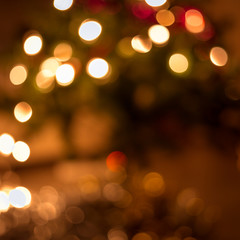 abstract light celebration background with defocused lights