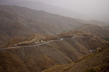 Road in Tizi-n-Tichka pass