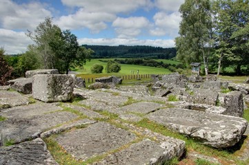 ruine romaine en limousin