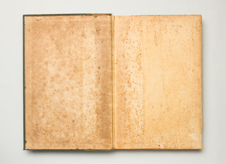 Empty page of vintage book.
