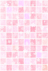 桜　年賀状　背景