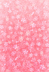 桜　年賀状　背景