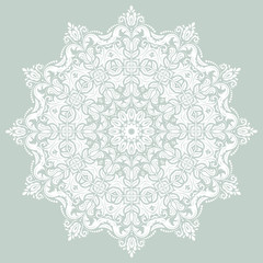 Damask  Pattern. Orient Background
