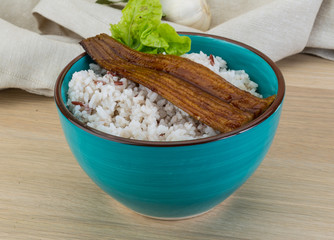 Eel with rice