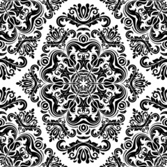 Floral Seamless  Pattern. Orient Abstract Background