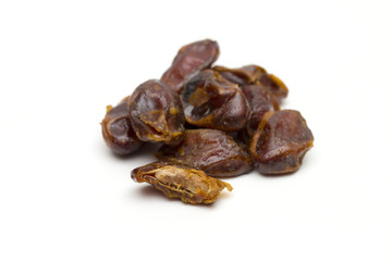 dates on the white background