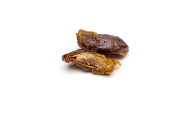 dates on the white background