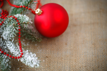 Christmas tree with ornaments