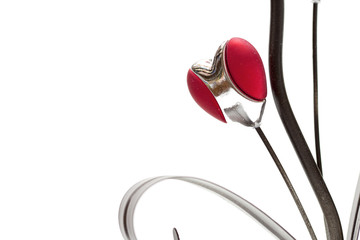 love on the white background