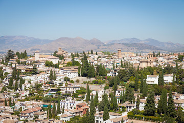 Fototapeta na wymiar Granada panorama