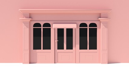 Sunny Shopfront with large windows