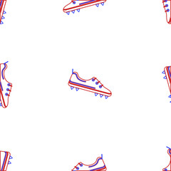 Vector background for American football shoes