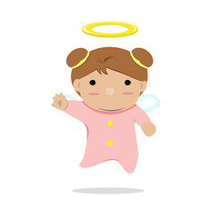 little angel, vector
